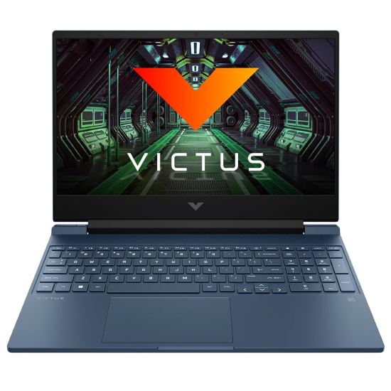 HP Victus Gaming Laptop, AMD Ryzen 5 5600H, AMD 4GB Radeon RX 6500M Graphics, 15.6-inch (39.6 cm), FHD, IPS, 8GB DDR4, 512GB SSD, Backlit KB, B&O (Win 11, Blue, 2.29 kg),